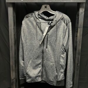 Southpole tech fleece hoodie size Medium, Marled Black. NWT